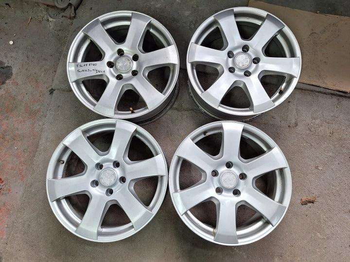 4x Alufelge 17 Zoll 7.5" 5x114.3 40ET KBA46389 Honda Civic Cx-5 Rim Wheel FEL8608224615ir