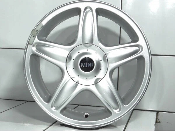 1x Alufelge 16 Zoll 6.5" 4x100 48ET Silber 6769409 Mini R56 Rim Wheel FEL3231071121mp
