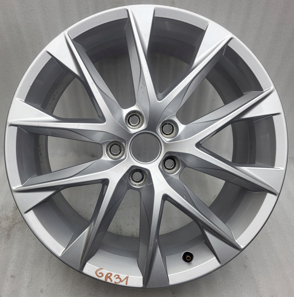 1x Alufelge 18 Zoll 7.5" 5x112 51ET Glanz Silber 5F0601025AA Seat Leon Rim Wheel FEL1936383653bu