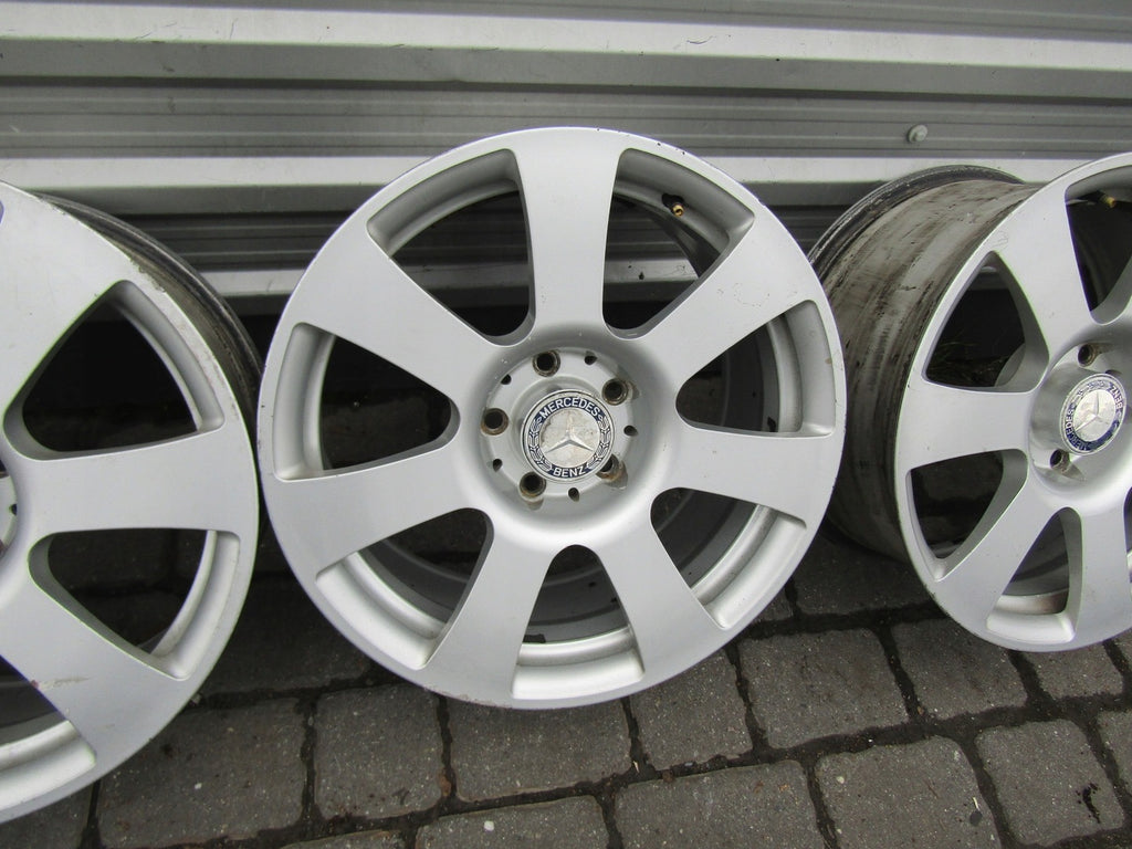 4x Alufelge 17 Zoll 8.0" 5x112 Silber A2214010202 Mercedes-Benz W221 Rim Wheel