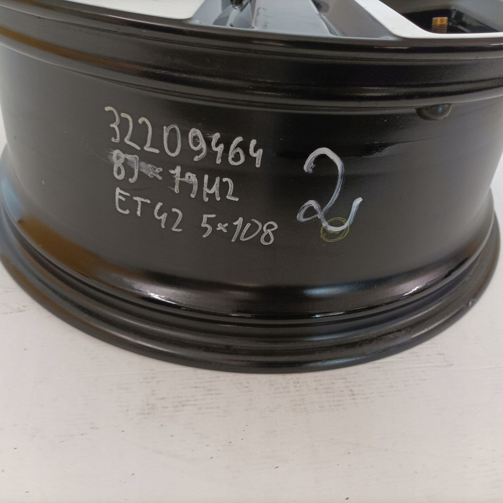 1x Alufelge 19 Zoll 8.0" 5x108 42ET Glanz Schwarz 32209464- Volvo Rim Wheel FEL1591419847sc