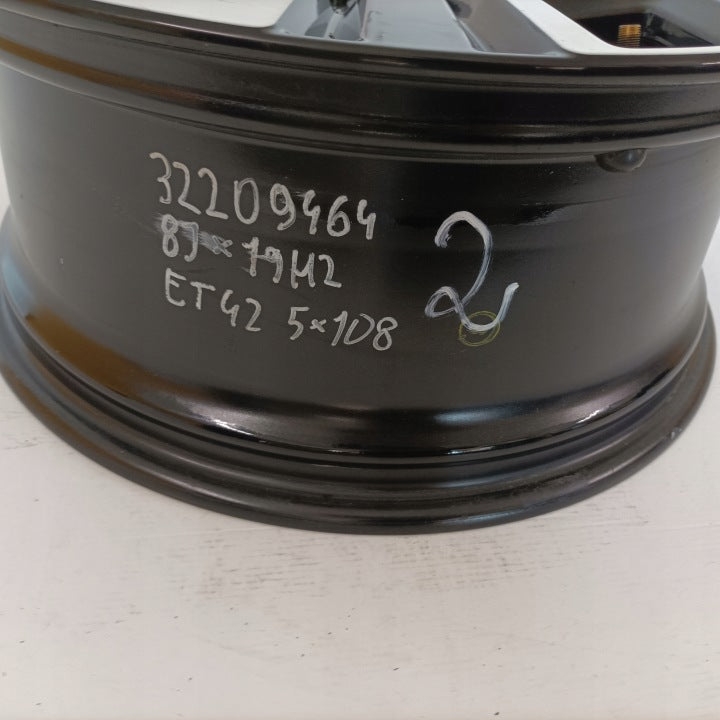 1x Alufelge 19 Zoll 8.0" 5x108 42ET Glanz Schwarz 32209464- Volvo Rim Wheel FEL1591419847sc