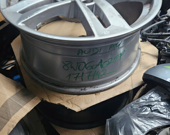 1x Alufelge 17 Zoll 7.0" 5x112 42ET Glanz Silber Audi A4 B9 Rim Wheel FEL4037934922jf