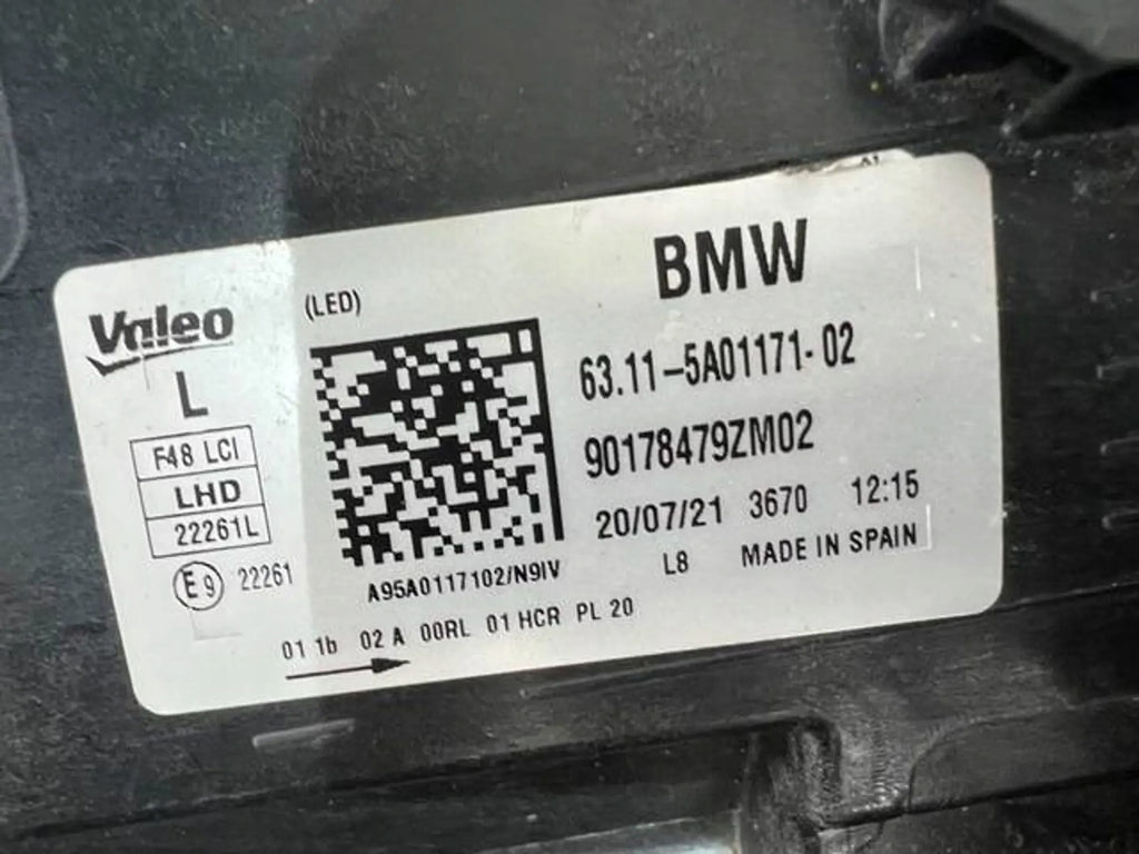 Frontscheinwerfer BMW X1 F48 5A01171-02 Links Scheinwerfer Headlight SCH1658059752lx