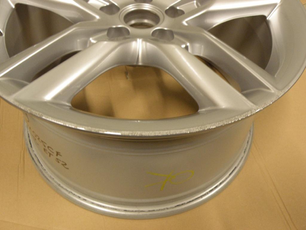 1x Alufelge 18 Zoll 9.0" 5x112 Glanz Silber 8J0601025CF Audi Tt Rim Wheel