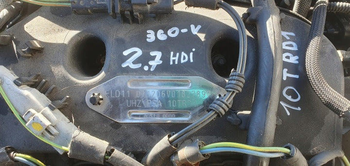 Motor Peugeot 407 Coupe 10TRD1 2.7 HDI 204PS 150kW 204TKm Diesel Engine Komplett MOT9840895158cn