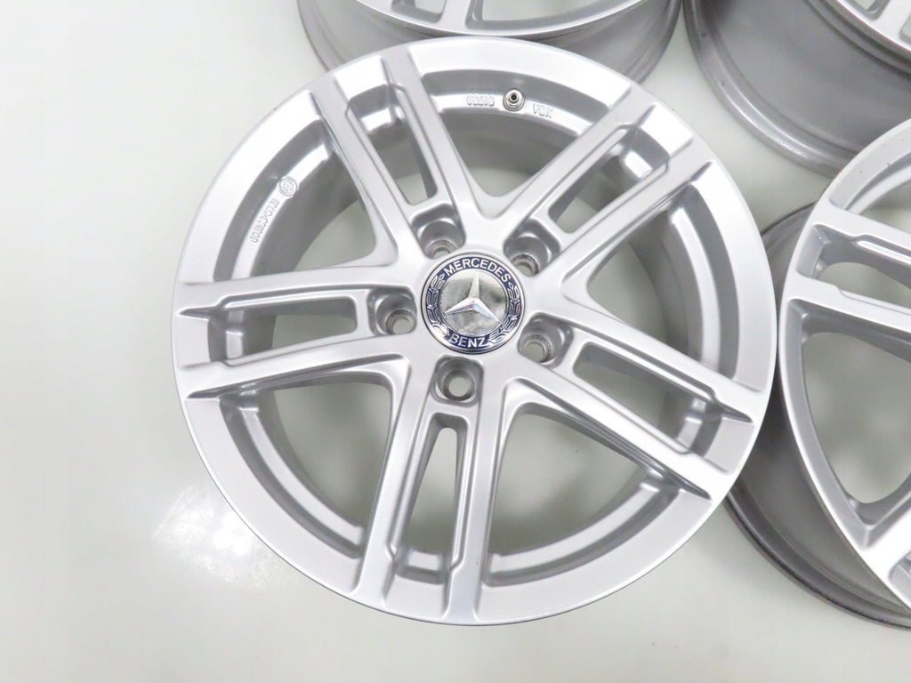 4x Alufelge 16 Zoll 6.5" 5x112 44ET KBA51750 Mercedes-Benz Rim Wheel FEL4455922244dy