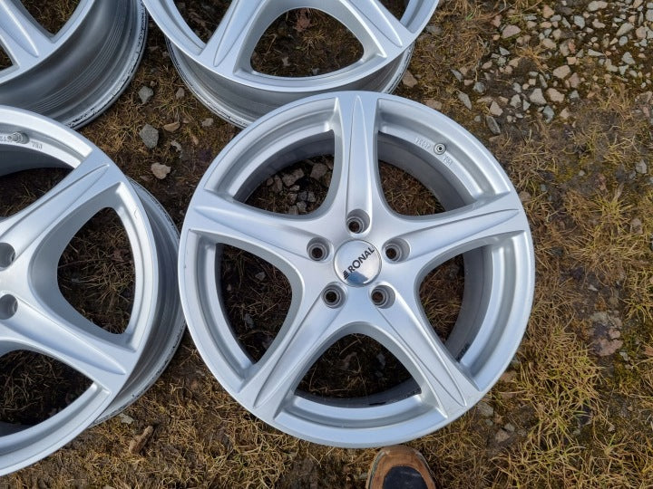 4x Alufelge 17 Zoll 8.0" 5x112 48ET Glanz Silber 56R7705 Mercedes-Benz W213 FEL3951952015zi