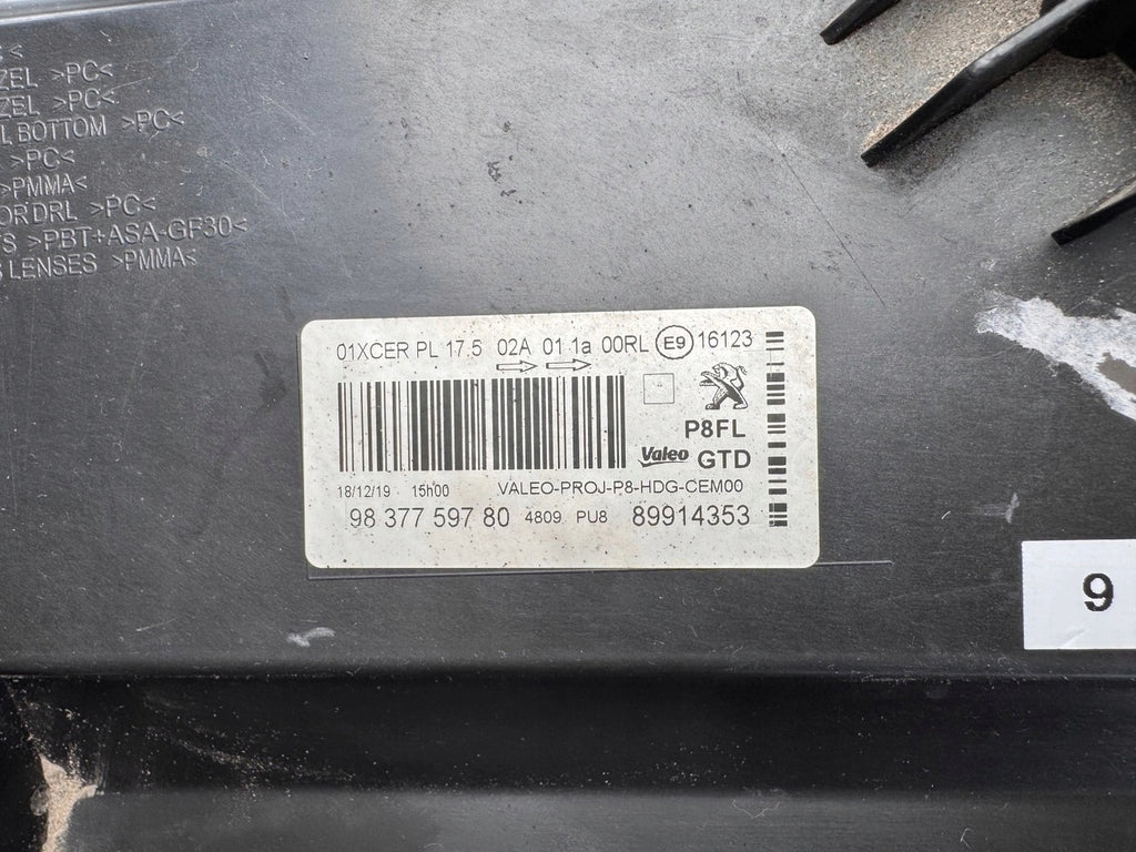 Frontscheinwerfer Peugeot II 89914353 LED Ein Stück (Rechts oder Links) SCH7368007104xm