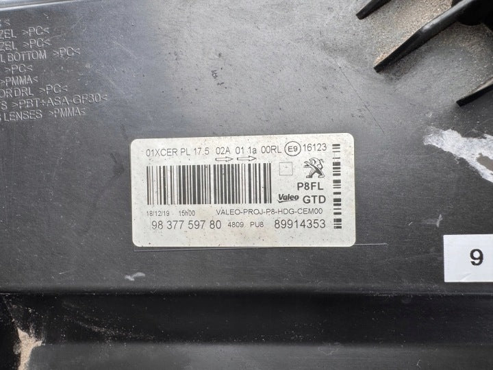 Frontscheinwerfer Peugeot II 89914353 LED Links Scheinwerfer Headlight SCH7368007104xm