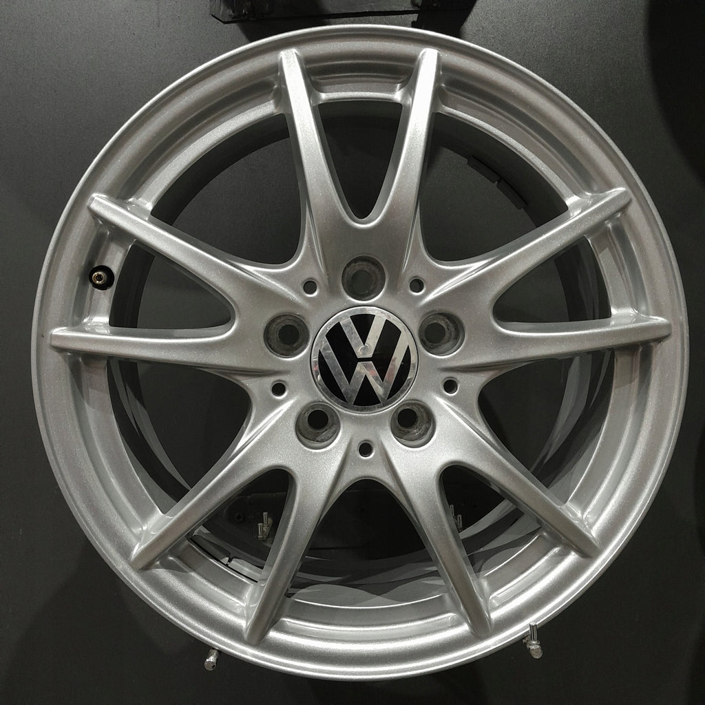 4x Alufelge 16 Zoll 6.5" 5x112 49ET A2464010800 Mercedes-Benz Octavia III Golf FEL4170376647zo