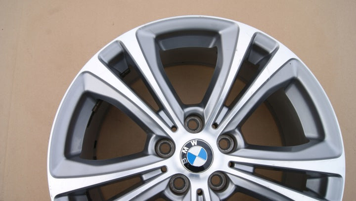 1x Alufelge 18 Zoll 7.5" 5x112 51ET Glanz Silber 6856069 BMW X1 F48 Rim Wheel FEL4927059487lf