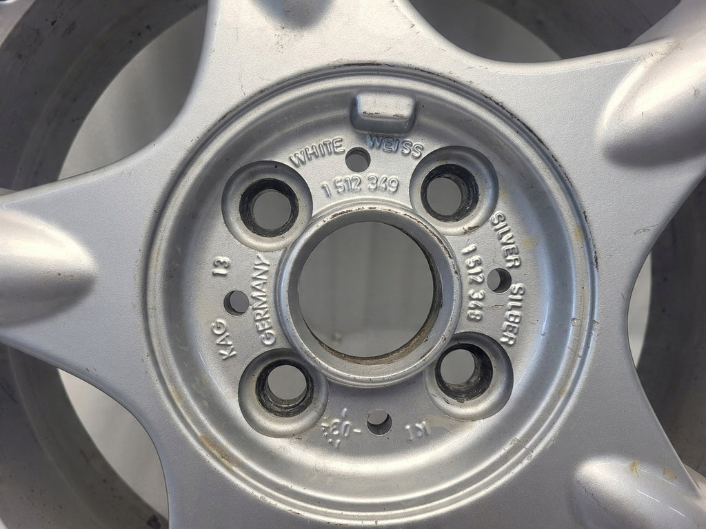 1x Alufelge 16 Zoll 6.5" 4x100 48ET Glanz Silber Mini R52 R50 R53 Rim Wheel