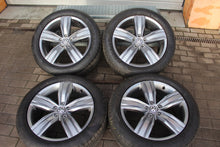 Laden Sie das Bild in den Galerie-Viewer, 4x Alufelge 19 Zoll 7.0&quot; 5x112 43ET Glanz Graphit 5NN601025 Mg Tiguan Allspace