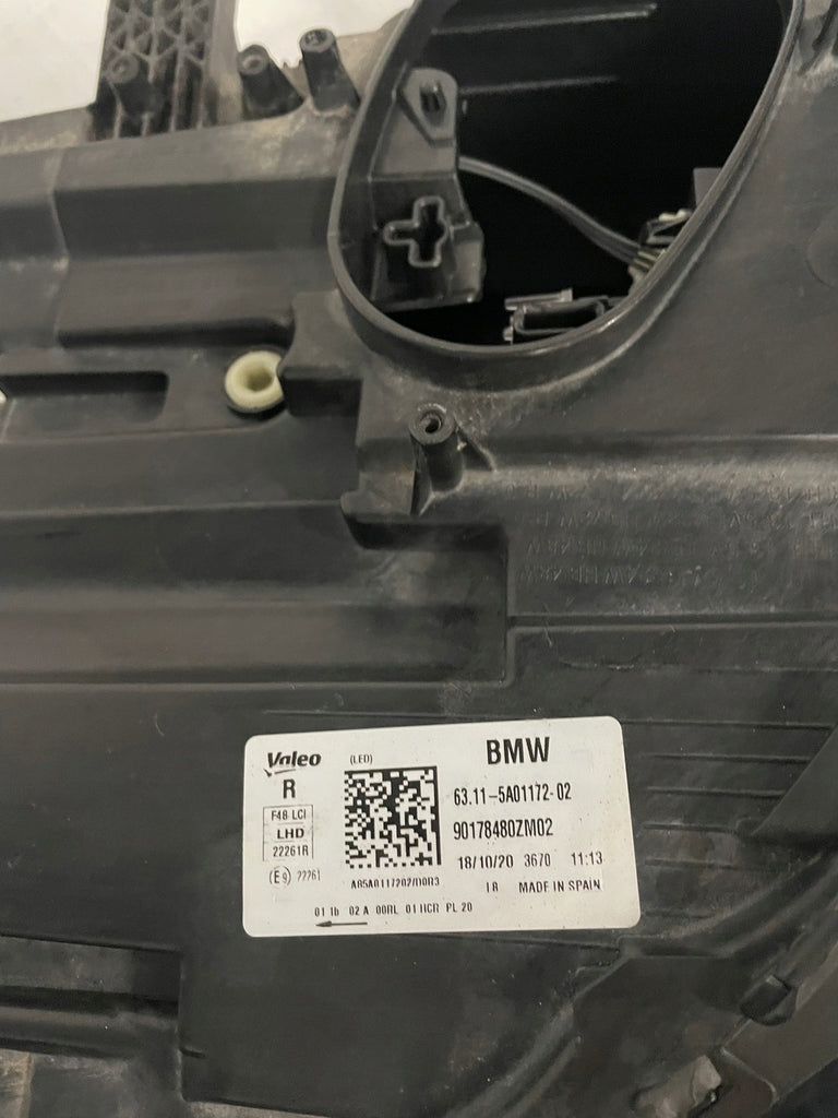 Frontscheinwerfer BMW X1 F48 5A01172-02 Full LED Rechts Scheinwerfer Headlight SCH1659808484zd