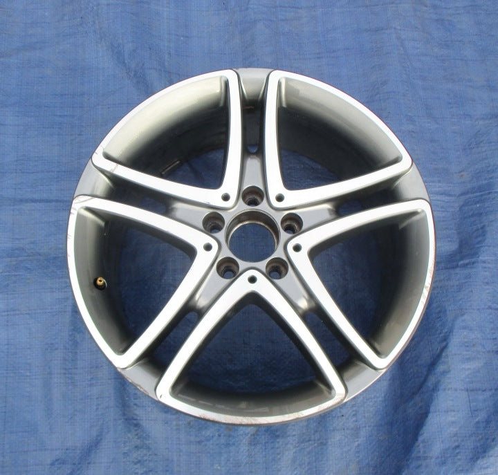 1x Alufelge 18 Zoll 8.0" 5x112 41ET Silber A2224011900 Mercedes-Benz W222 FEL5258103380xb