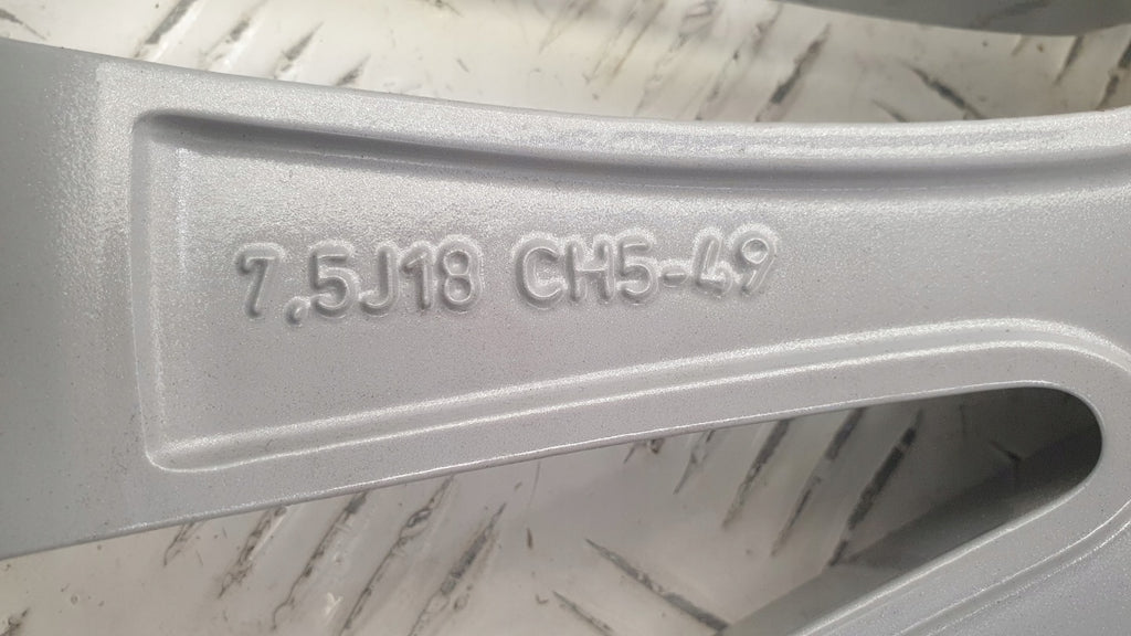 1x Alufelge 18 Zoll 7.5" 5x108 49ET Glanz Silber YP00064280 Opel Grandland FEL1249682946zm