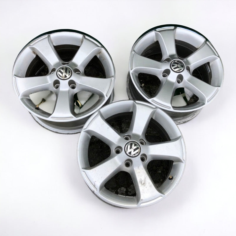 1x Alufelge 16 Zoll 6.5" 5x112 3C1071496C VW Passat Rim Wheel