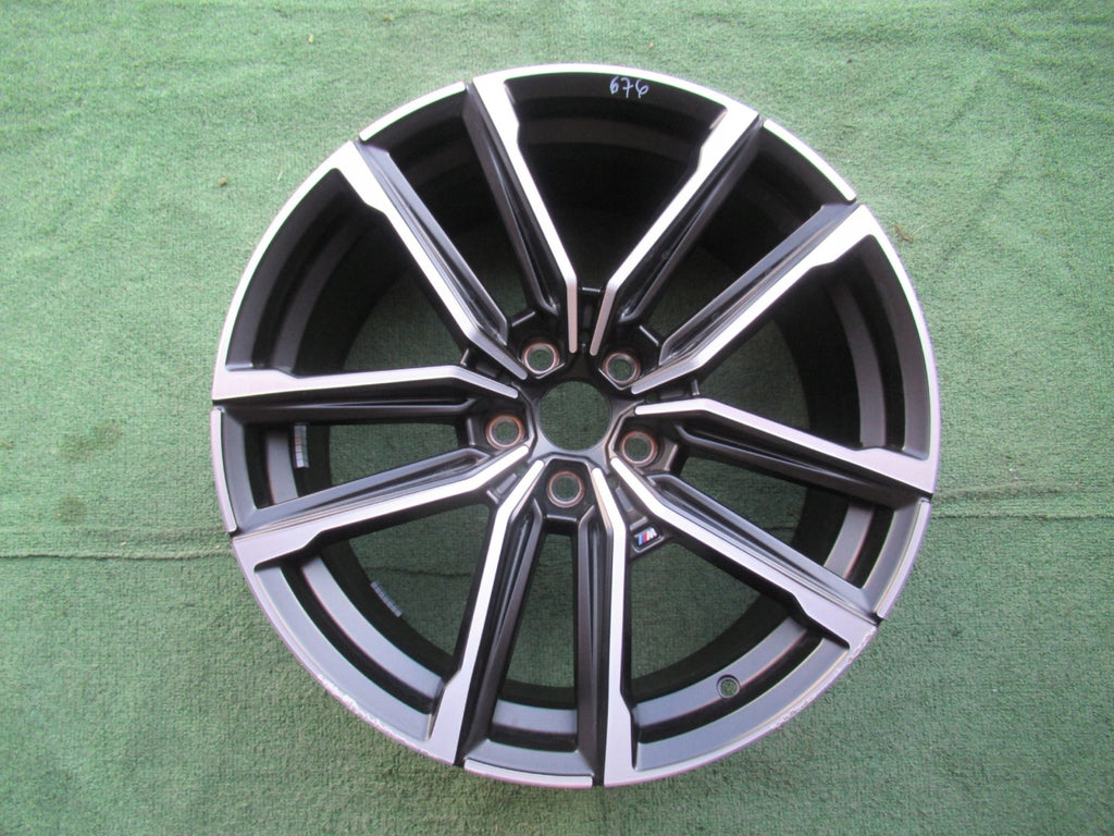 1x Alufelge 19 Zoll 8.0" 5x112 27ET Matt Schwarz 8747000 BMW 3 G21 G20 Rim Wheel FEL5054743700pv