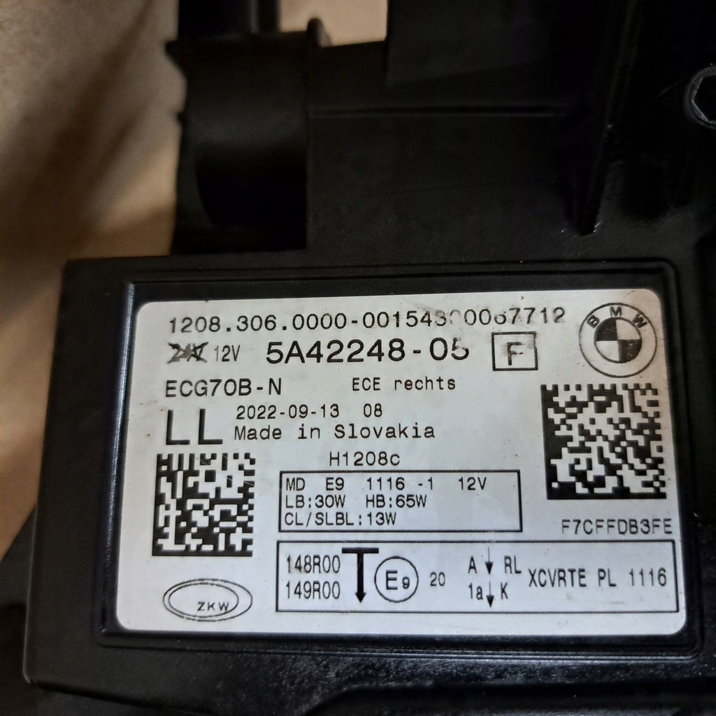 Frontscheinwerfer BMW 2 Active Tourer U06 5A42248 LED Rechts Headlight