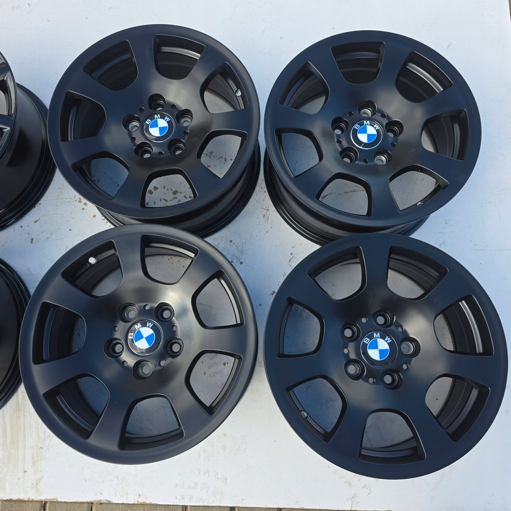 4x Alufelge 16 Zoll 7.0" 5x120 20ET Glanz Silber 6762000 BMW E60 E61 Rim Wheel FEL7443170531jc