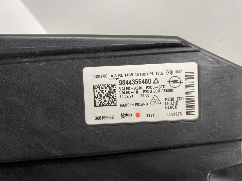 Frontscheinwerfer Opel Mokka 9844356480 LED Links Scheinwerfer Headlight SCH8991260677kp