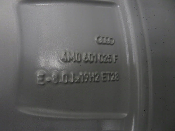 4x Alufelge 19 Zoll 8.0" 5x112 28ET Glanz Silber 4M0601025F Audi Q7 Q5 Rim Wheel FEL9169949991vh
