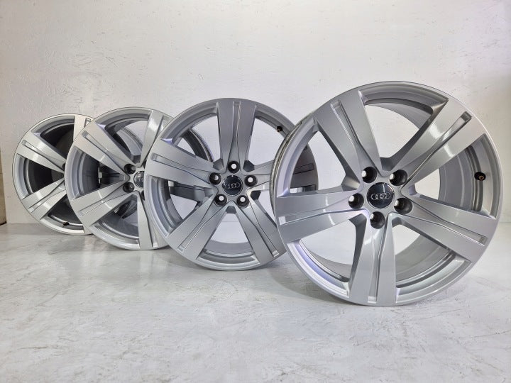 1x Alufelge 18 Zoll 8.0" 5x112 25ET Glanz Silber 4M0601025A Audi Rim Wheel FEL7183580828nj