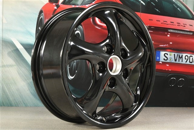 1x Alufelge 17 Zoll 7.0" 5x130 99636212400041 Porsche Rim Wheel FEL9690094930vj
