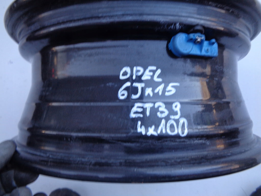 1x Alufelge 16 Zoll 6.0" 4x100 39ET Opel Rim Wheel FEL4928320828jc