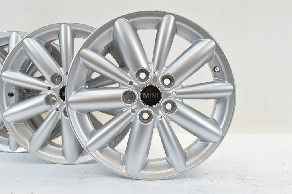 4x Alufelge 16 Zoll 5.5" 5x112 46ET Silber 6855117 BMW 4 Mini Rim Wheel FEL2596045660in
