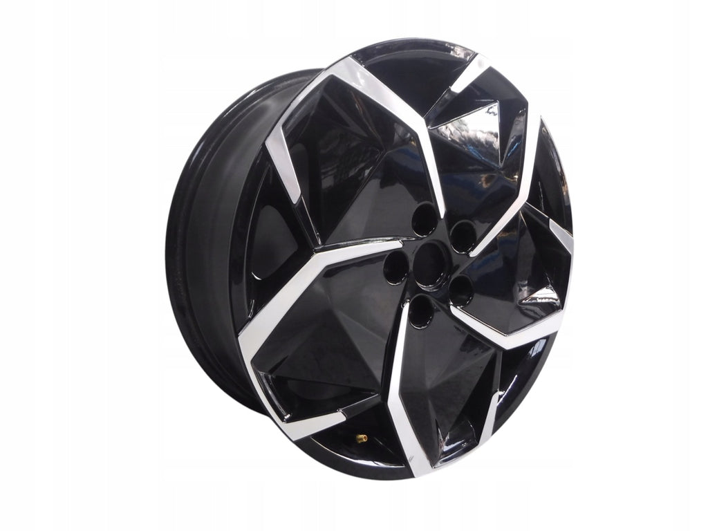 1x Alufelge 19 Zoll 7.5" 5x114.3 49 5ET Glanz Schwarz 52910-G1110 Hyundai FEL1271061444kr