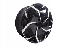 Load image into Gallery viewer, 1x Alufelge 19 Zoll 7.5" 5x114.3 49 5ET Glanz Schwarz 52910-G1110 Hyundai FEL1271061444kr