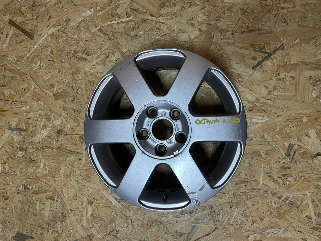 1x Alufelge 16 Zoll 6.5" 5x112 50ET 1Z0601025B Skoda Octavia Ii Rim Wheel