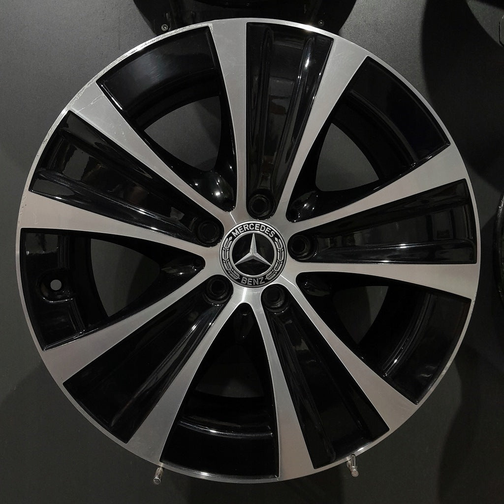 4x Alufelge 18 Zoll 8.0" 5x112 43ET Glanz Schwarz A2134013700 Mercedes-Benz W213 FEL6451929658ir