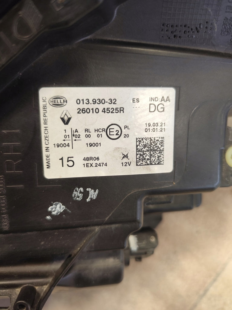 Frontscheinwerfer Renault Captur II 260104525R LED Rechts Scheinwerfer Headlight SCH6907361228xm