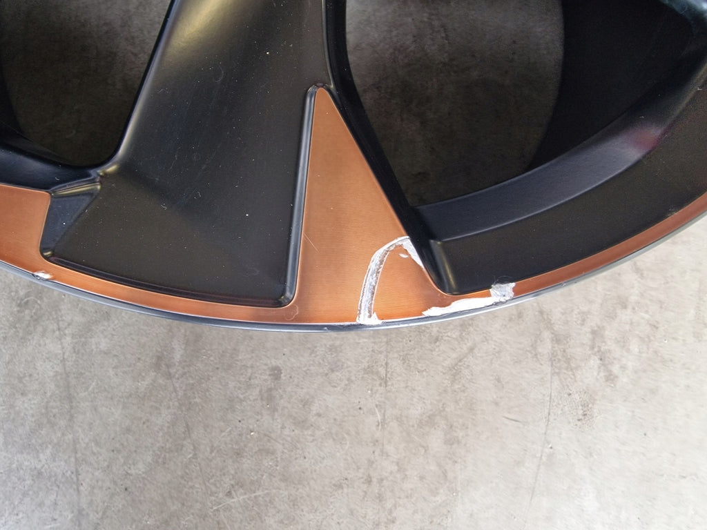 1x Alufelge 18 Zoll 7.5" 5x112 46ET Matt Schwarz 5FA601025H Cupra Leon Rim Wheel