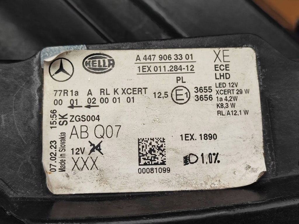 Frontscheinwerfer Mercedes-Benz V Class W447 A4479063301 Rechts Headlight SCH8098123008dn