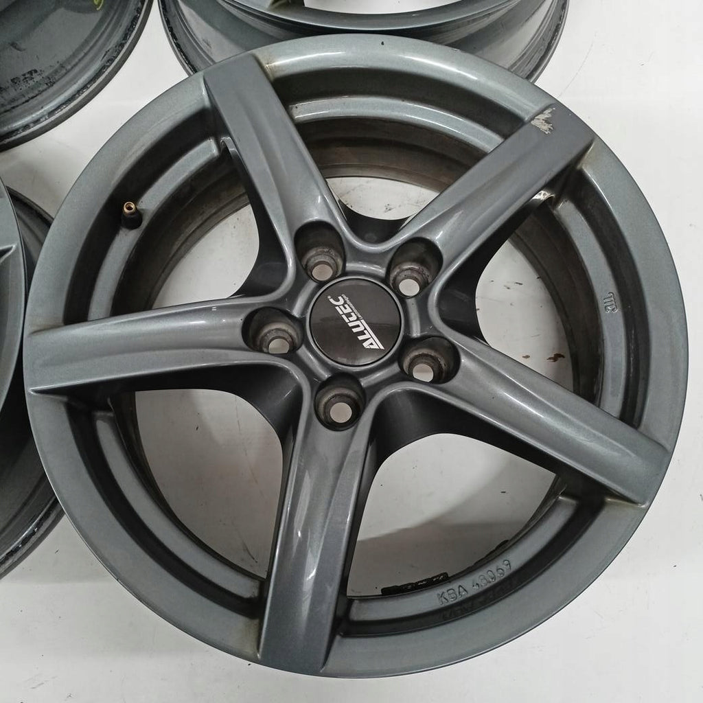 4x Alufelge 16 Zoll 6.5" 5x112 46ET Glanz Grau KBA48069 Audi I Rim Wheel FEL6135421749es