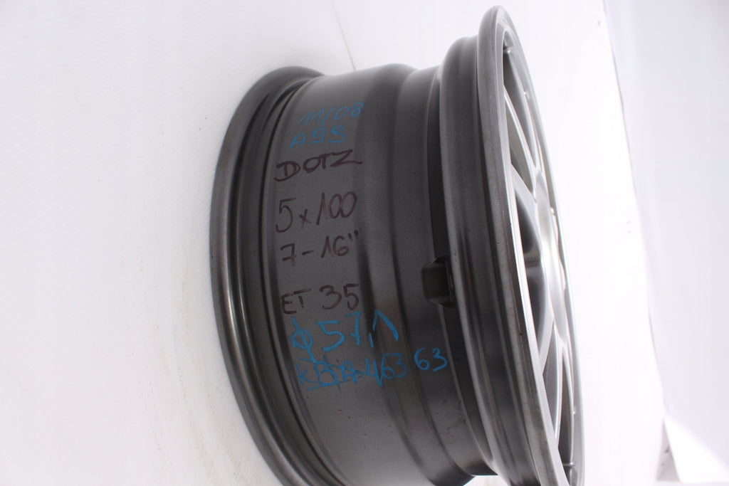 1x Alufelge 16 Zoll 7.0" 5x100 35ET KBA46363 Rim Wheel FEL3816366608dv