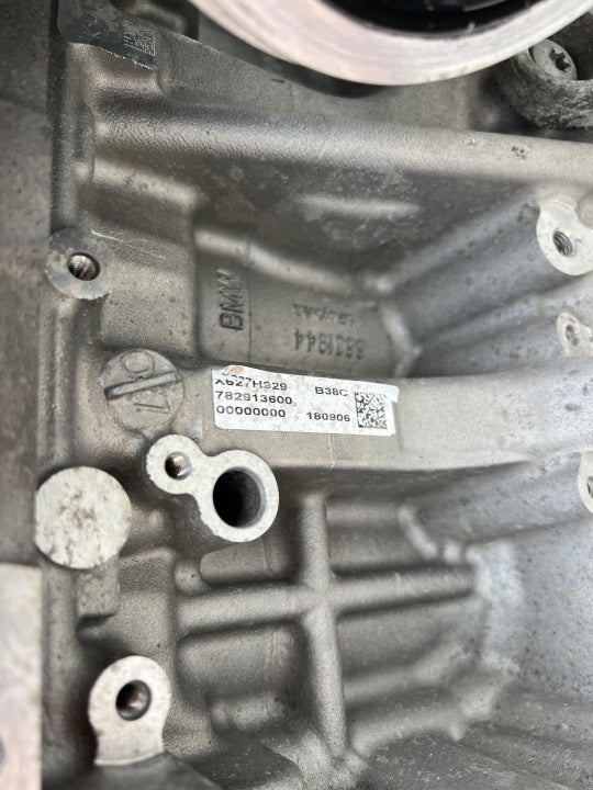 Motor BMW Mini F48 F60 F54 F56 F55 B38A15A B38C 1.5 39TKm 2018 Benzin Komplett MOT8766484775pg