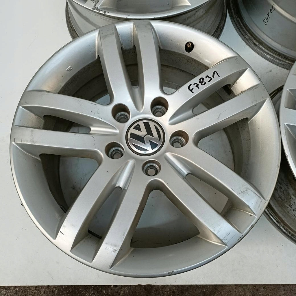 4x Alufelge 18 Zoll 8.5" 5x130 58ET Glanz Silber 5JX18H2ET58 Audi Q7 Touareg FEL4600569124sq