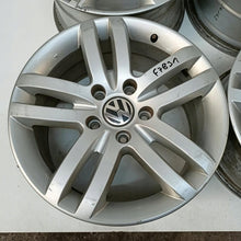 Laden Sie das Bild in den Galerie-Viewer, 4x Alufelge 18 Zoll 8.5" 5x130 58ET Glanz Silber 5JX18H2ET58 Audi Q7 Touareg FEL4600569124sq