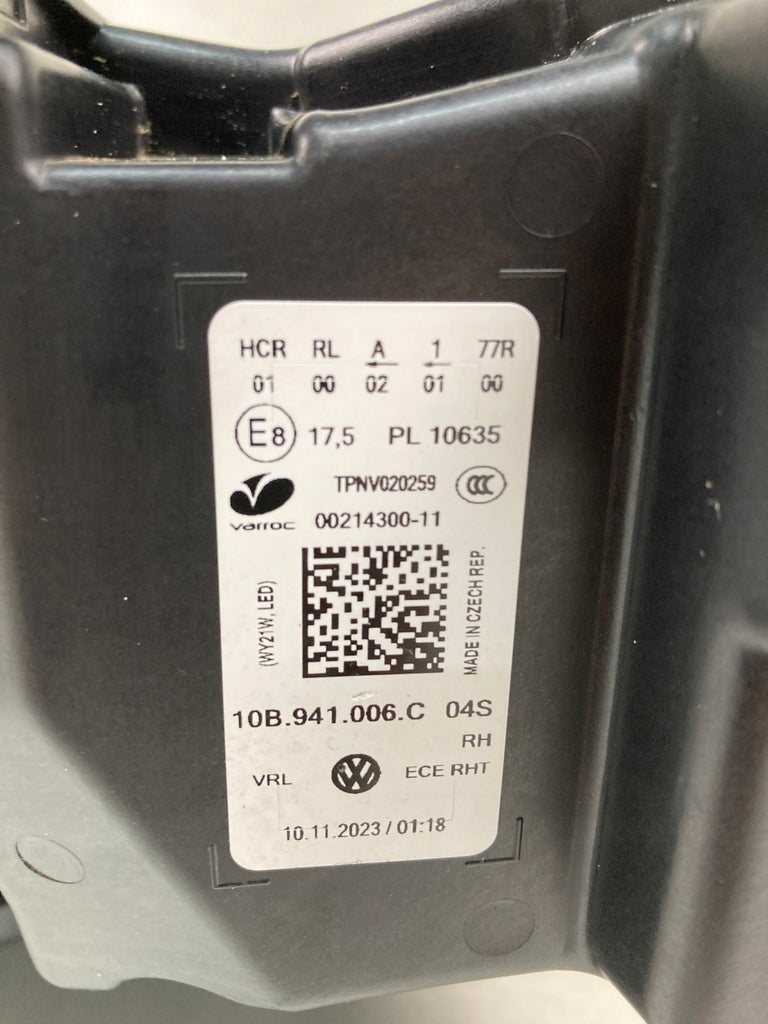 Frontscheinwerfer VW Id.3 10B941006C Full LED Rechts Scheinwerfer Headlight SCH5589568363us