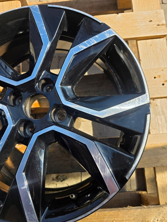 1x Alufelge 18 Zoll 6.5" 5x108 26ET Glanz Schwarz 9833485080 Citroën I Rim Wheel FEL3127322525am