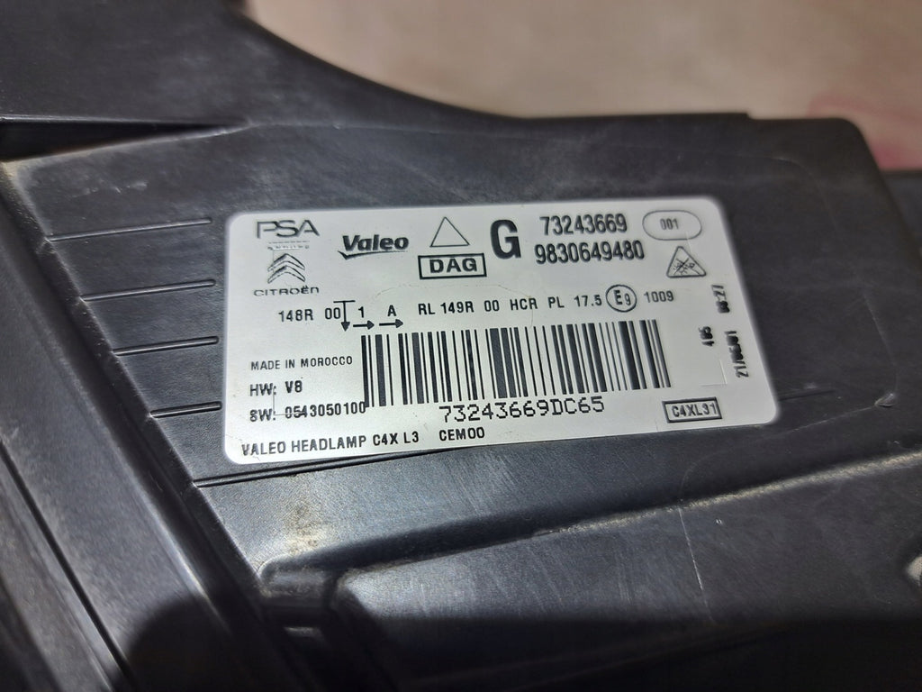 Frontscheinwerfer Citroën C4 III 73243669 LED Ein Satz Scheinwerfer Headlight