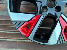 Load image into Gallery viewer, 1x Alufelge 18 Zoll 7.0" 4x108 35ET Glanz Schwarz 9836624880 Opel Mokka FEL2164869242sg