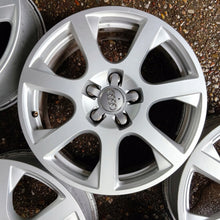 Laden Sie das Bild in den Galerie-Viewer, 4x Alufelge 17 Zoll 7.0" 5x112 37ET Glanz Silber 8R0601025E Audi Rim Wheel FEL2313051245wb