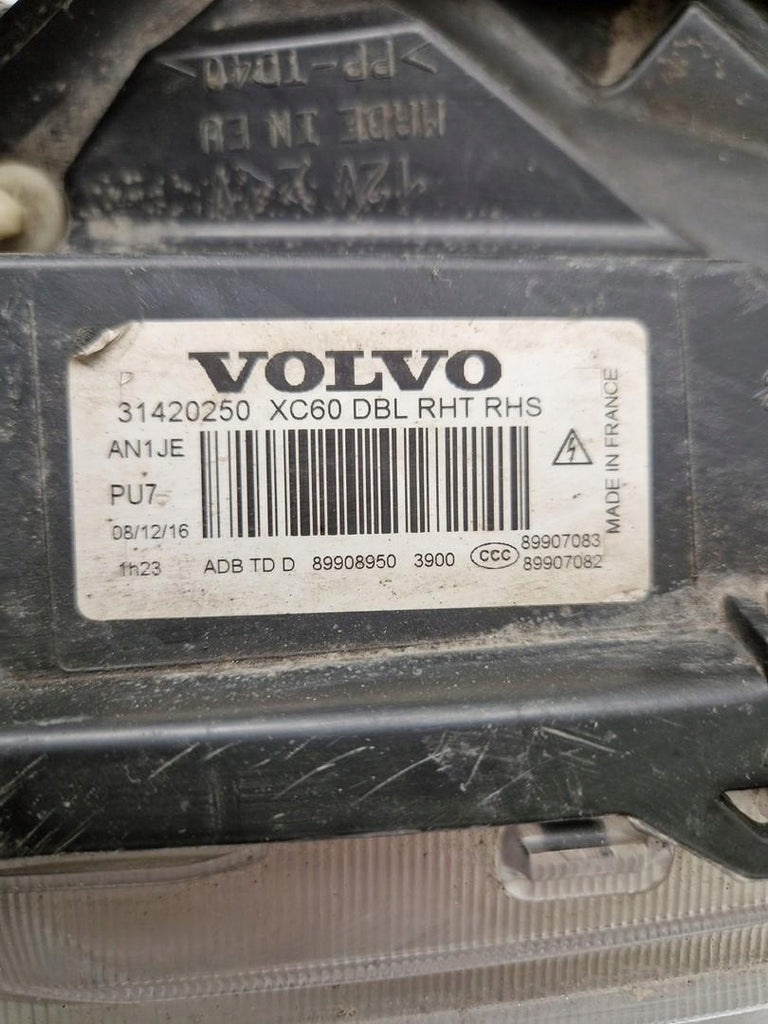 Frontscheinwerfer Volvo Xc60 31420250 Xenon Rechts Scheinwerfer Headlight SCH7482455010vr