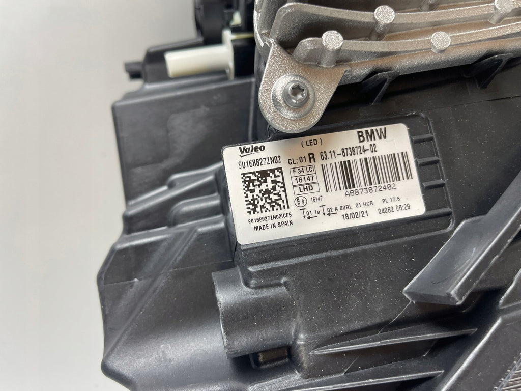 Frontscheinwerfer BMW F34 7470413 8738724 Full LED Ein Satz Headlight SCH7674247574ml